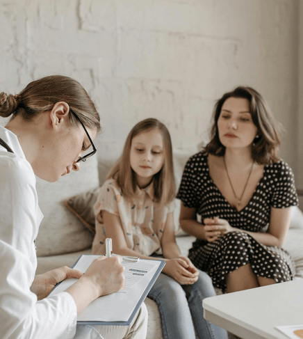 psychologist and family